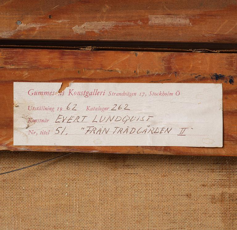 Evert Lundquist, "Från trädgården/Från trädgården II".