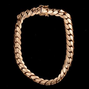 ARMBAND, 14K guld, finska kontrollstämplar KES. Vikt 17 g.