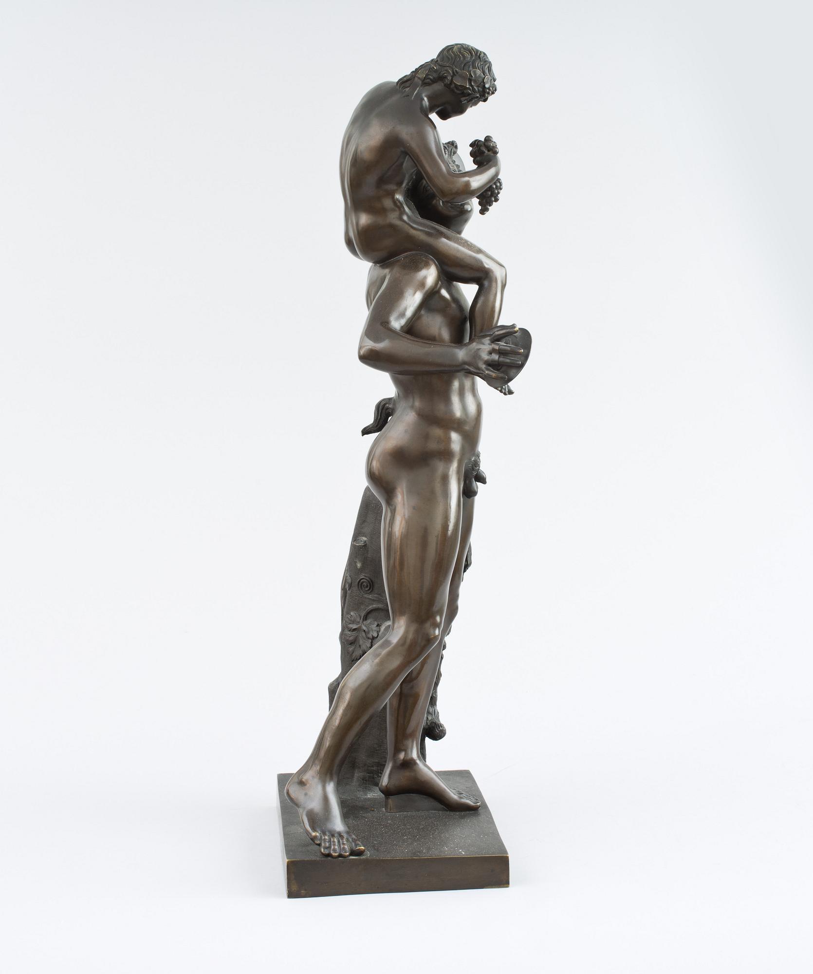 SKULPTUR, brons.  1800-talets slut.