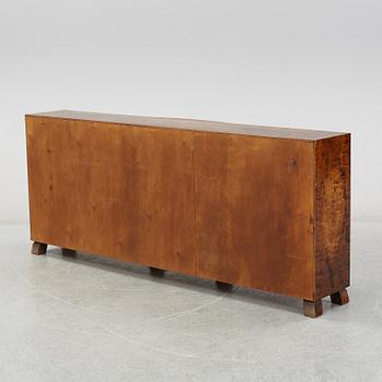 Bokhylla med skåp, 1940-tal.