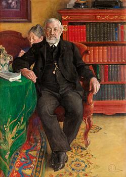 107. Carl Larsson, "Porträtt av Grosshandlare Wilhelm och Fru Emelie Josephson".