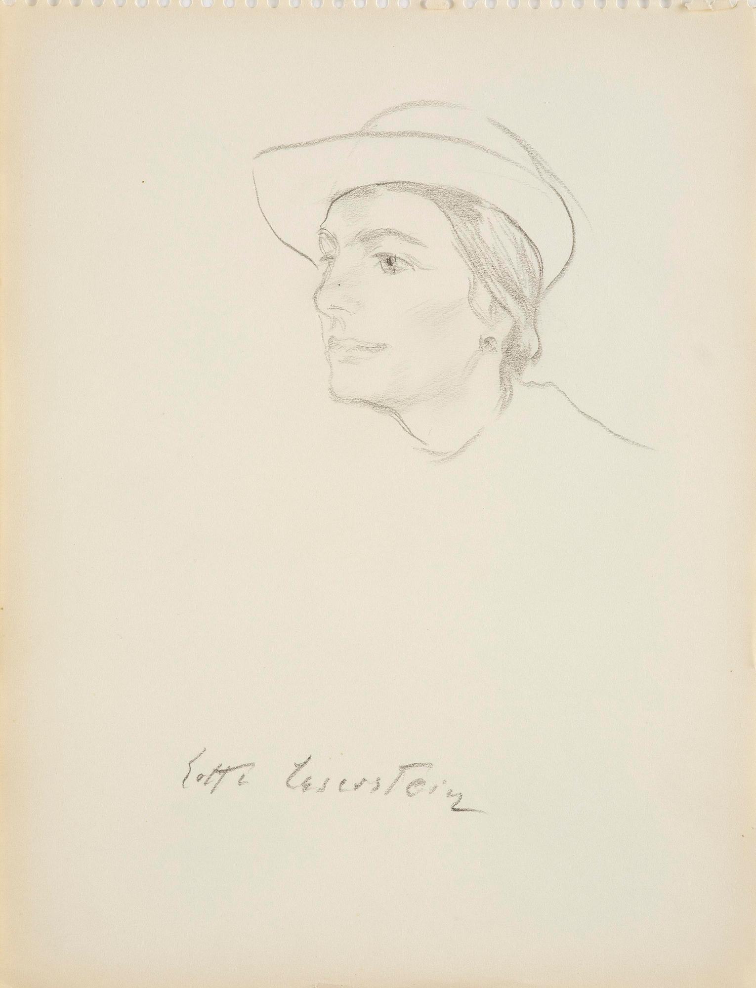 Lotte Laserstein, Woman with a hat.