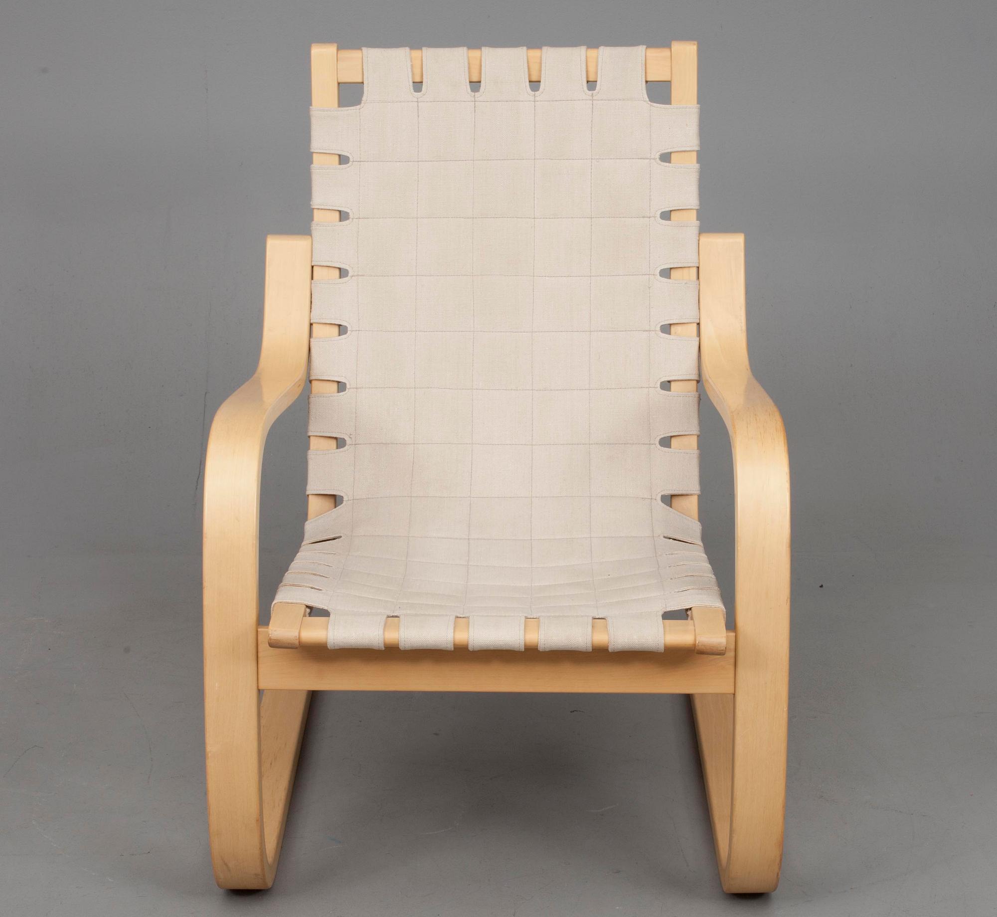 FÅTÖLJ, modell 406, Alvar Aalto, Artek.