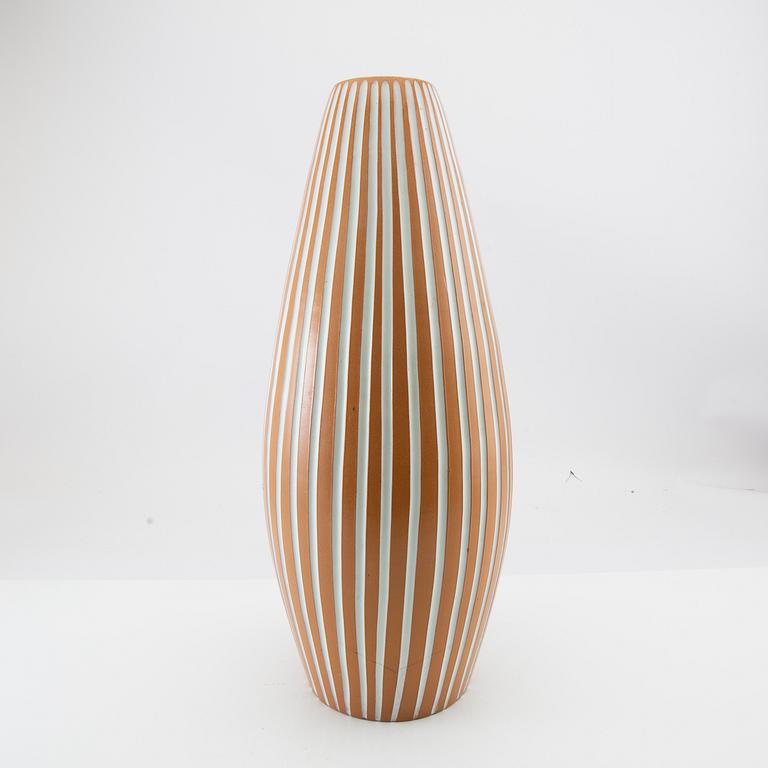 Ingrid Atterberg, floor vase Uppsala Ekeby second half of the 20th century glazed stoneware.