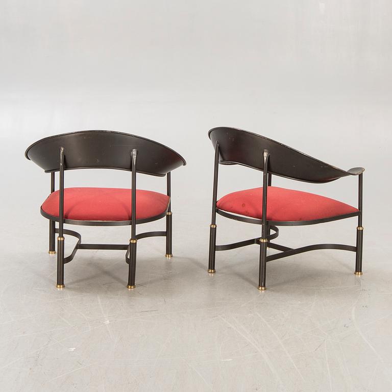 Armchairs / armchairs, probably Italy, a pair, second half of the 20th century.