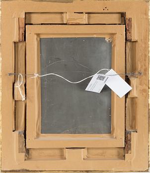 Unknown master, oil on panel, signed F.L. Rezin.