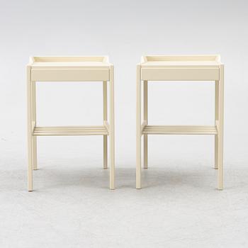 Bertil Fridhagen, bedside tables, a pair, Bodafors, 1960s.