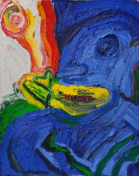 795. Bengt Lindström, Composition with two faces.