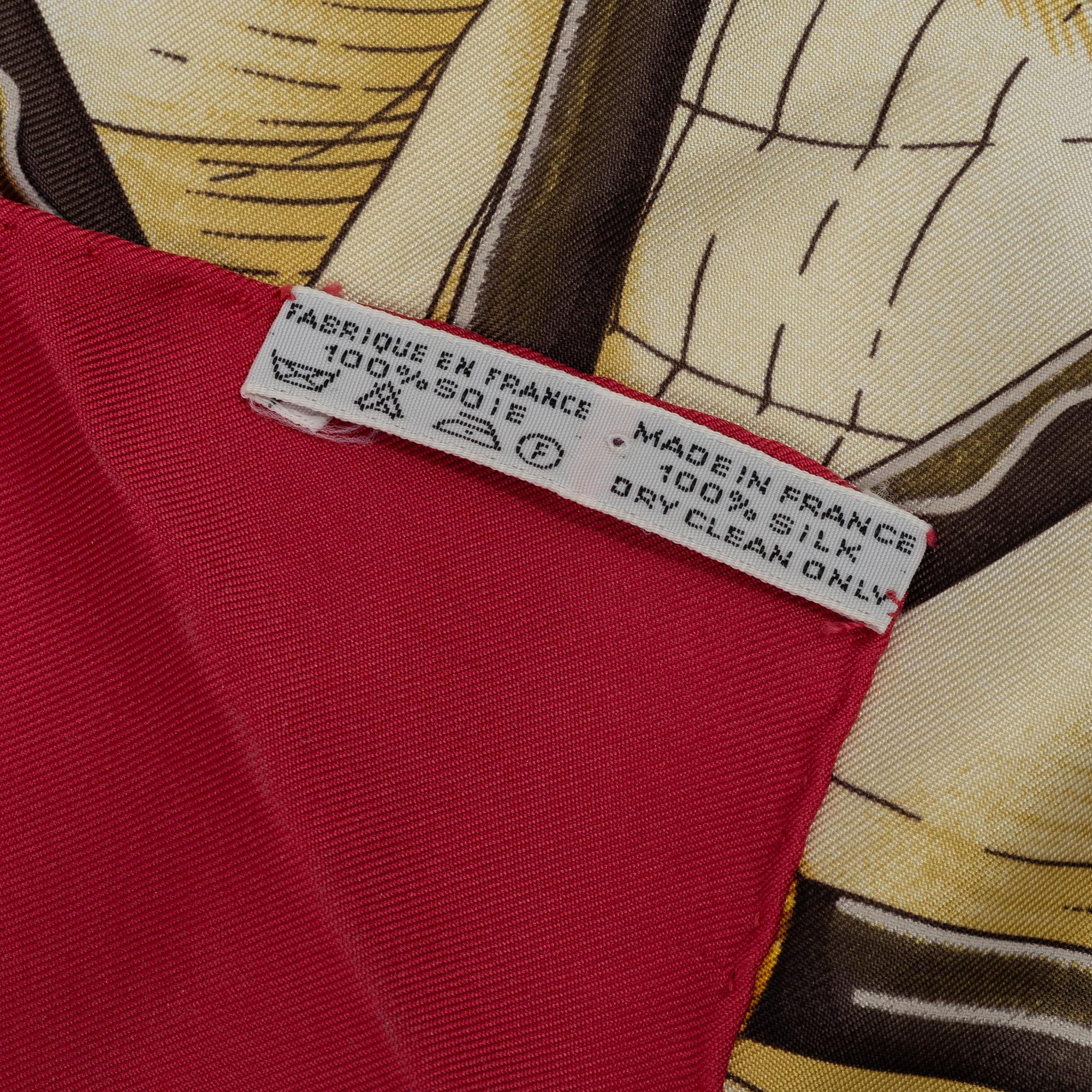 Hermès, scarf, "Vive Le Vent".