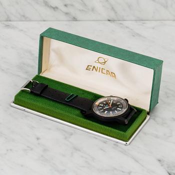 ENICAR, Sherpa 600, OPS, wristwatch, 40 (43) mm.