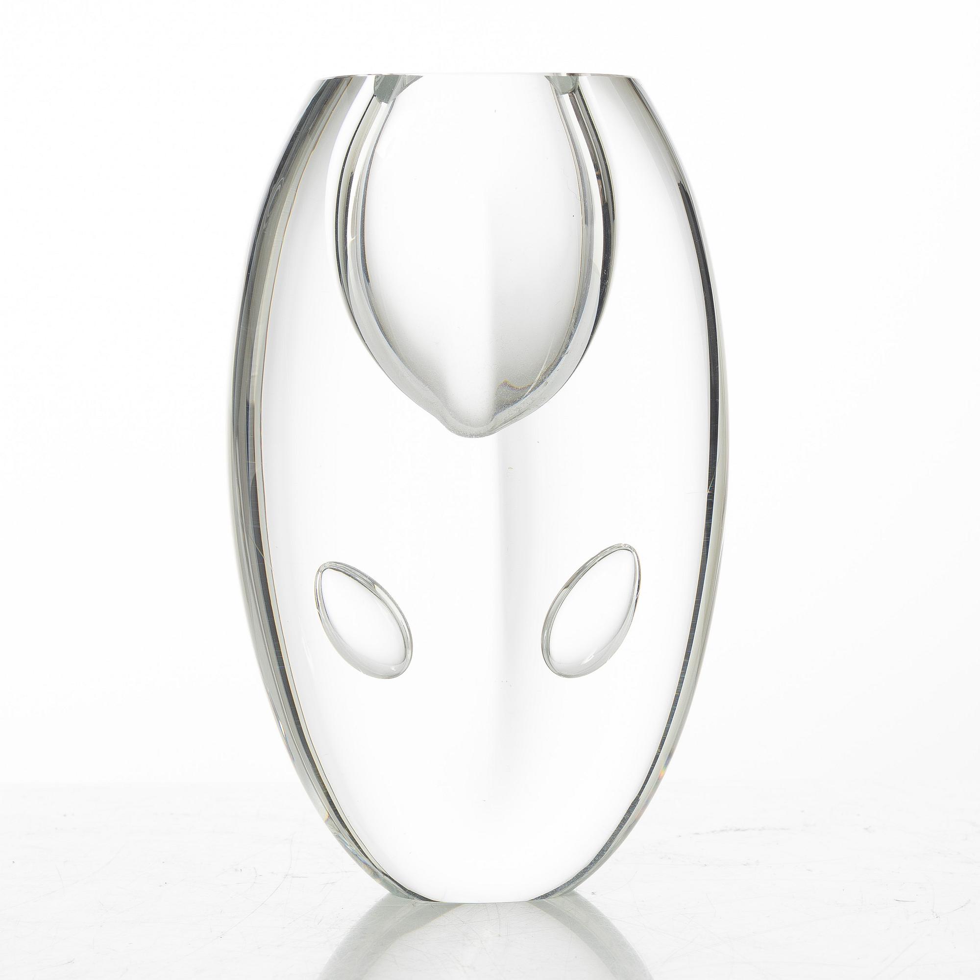 Timo Sarpaneva, glasskulptur, "Claritas" signerad Timo Sarpaneva Iittala 1984 C1767.