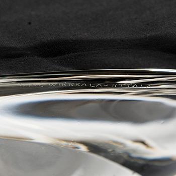 Tapio Wirkkala, two 1950s glass bowls, signed Tapio Wirkkala - Iittala.