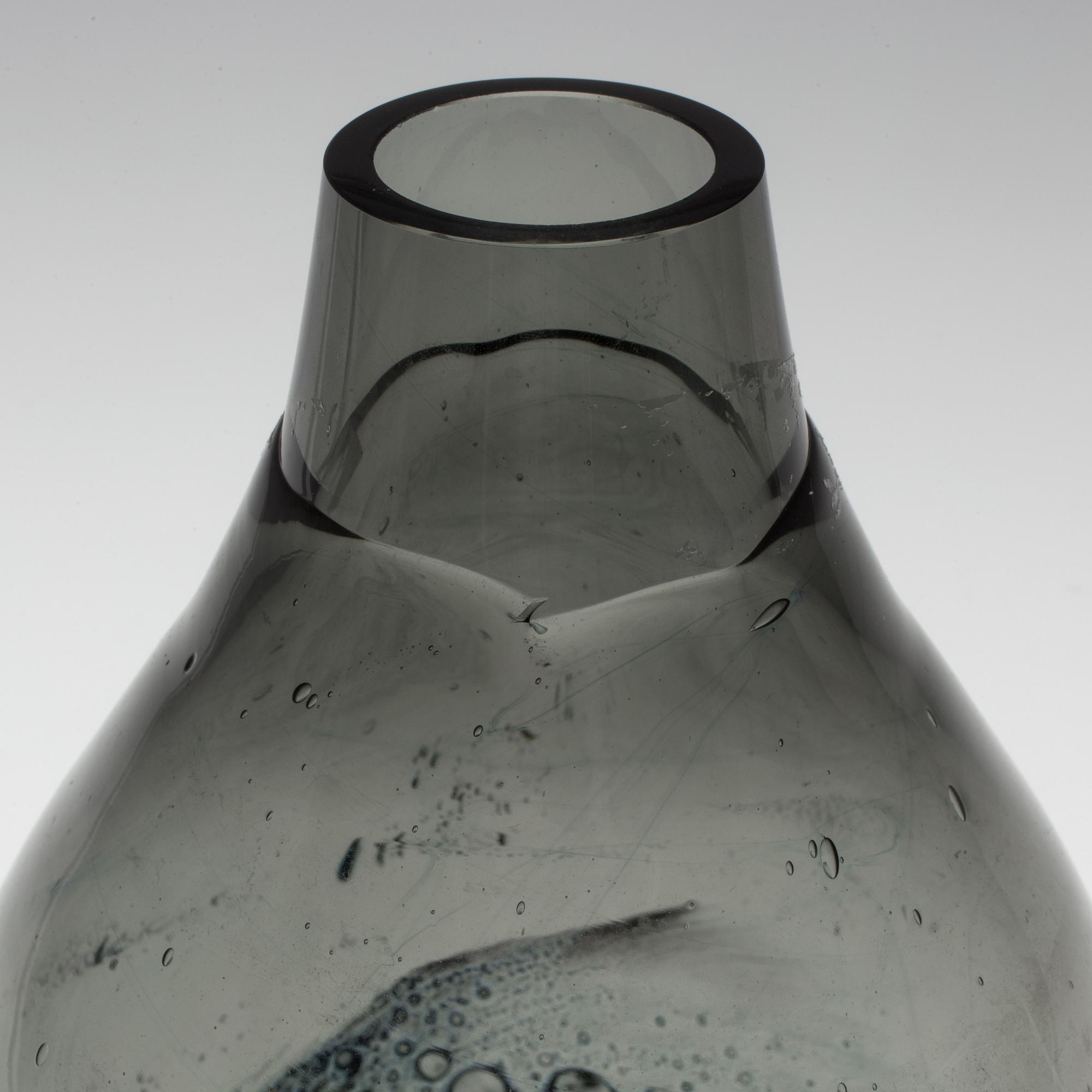 EVA ENGLUND, an 'Eldlek' glass vase from Pukeberg, unsigned.