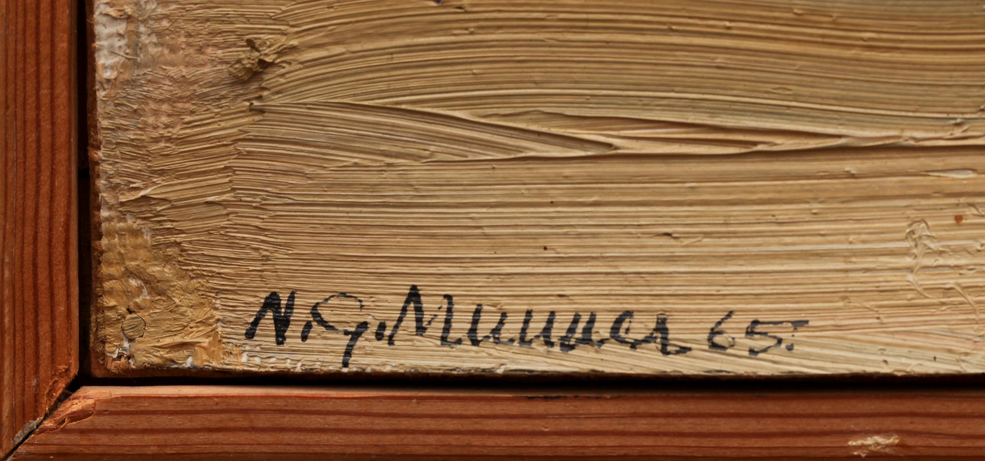 NILS-GÖRAN BRUNNER, olja på duk, sign o dat -65.