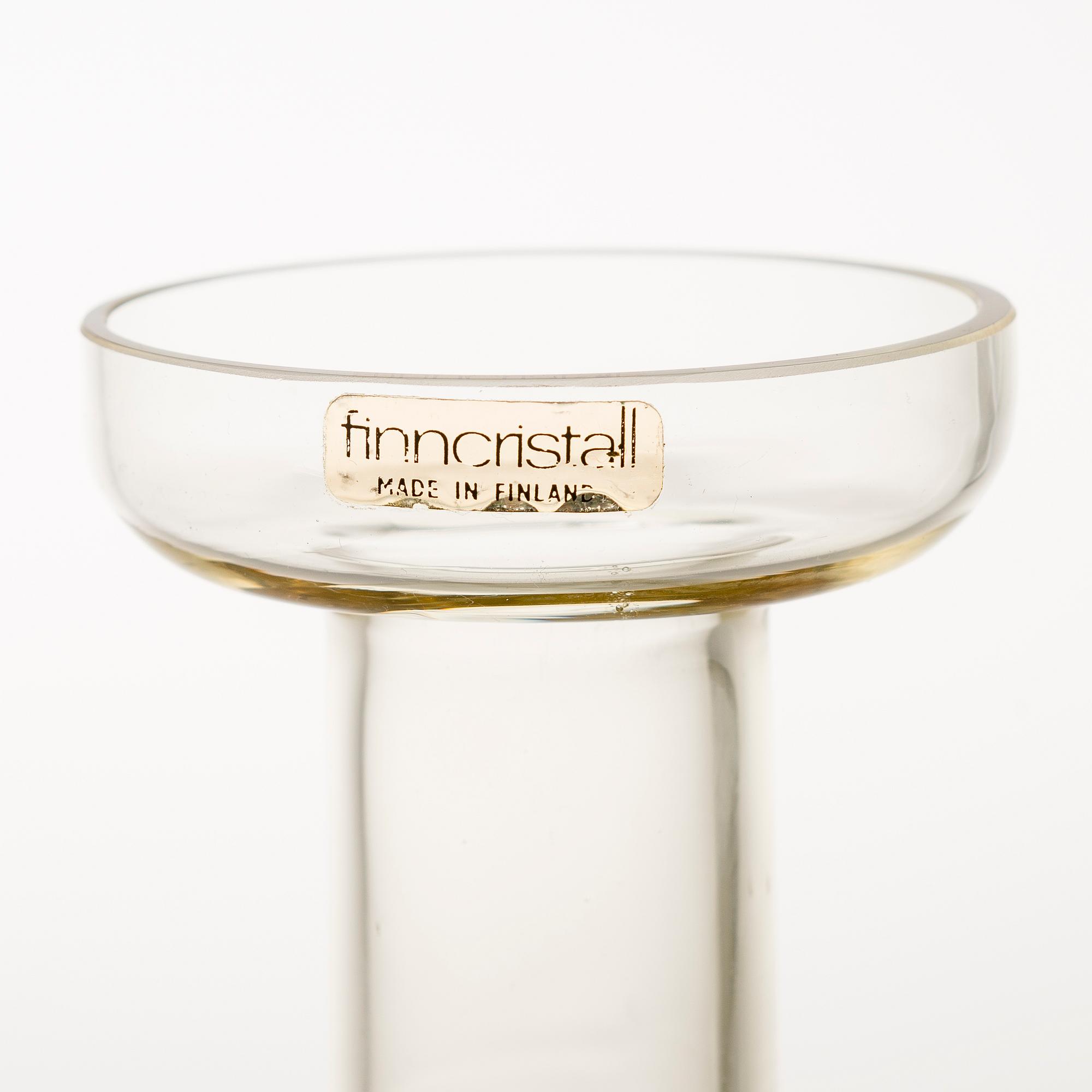 Nanny Still フィンランド NANNY STILL, A set of four 'Pompadour' glass vases, model 1945