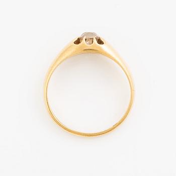 Ring, 18K gold with old-cut diamond.