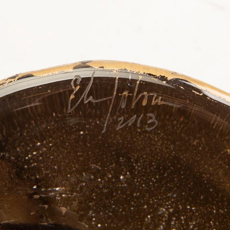 Elna Melusine Jolom, skulptur signerad och daterad 2013.