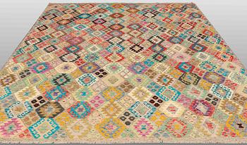 A carpet, Kilim, ca 342 x 274 cm.