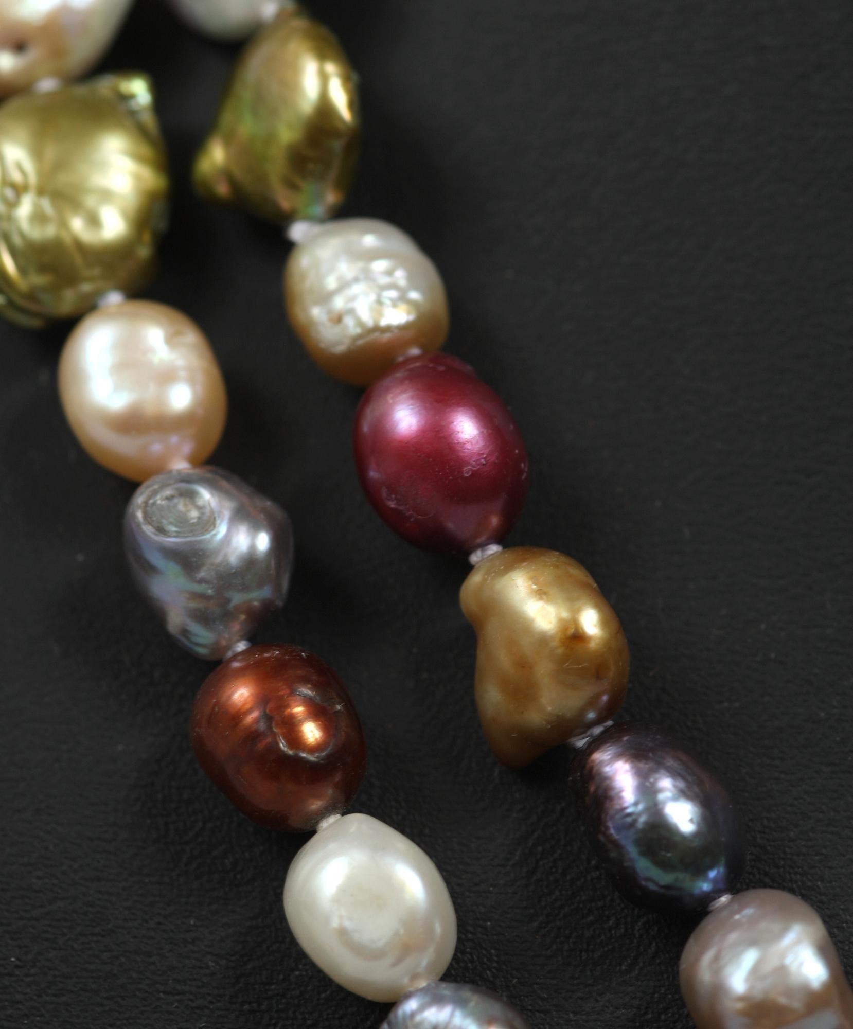 COLLIER, sötvattenspärlor.