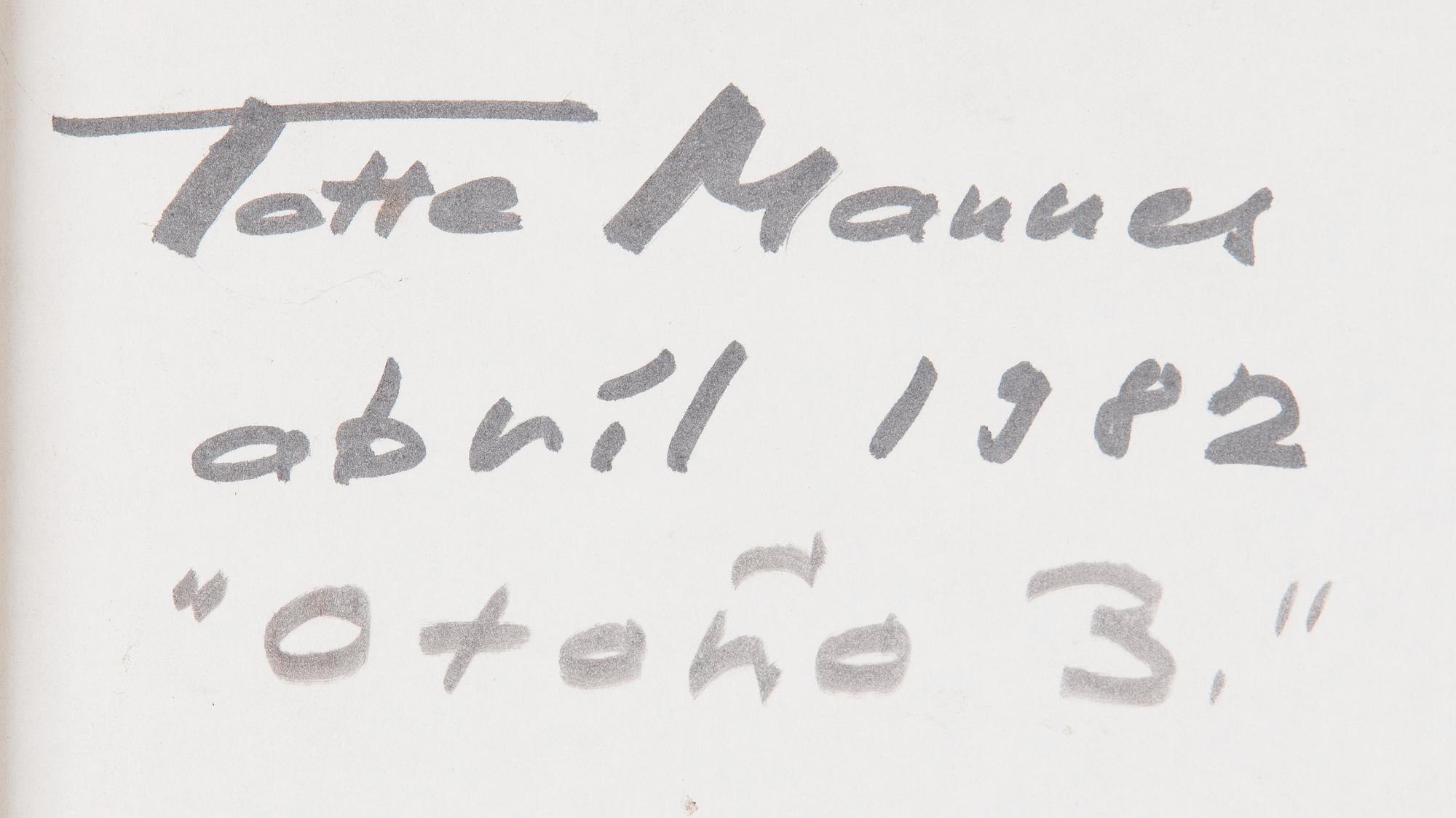 Totte Mannes, "Otoño 3".