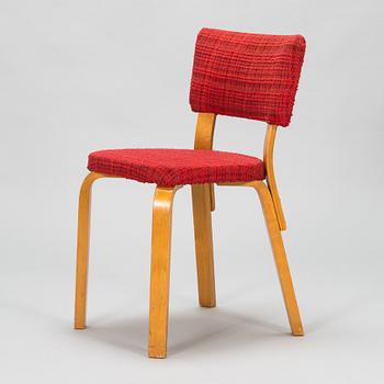Alvar Aalto, stol, modell E 69 för O.Y. Huonekalu- ja Rakennustyötehdas A.B. 1900-talets mitt.