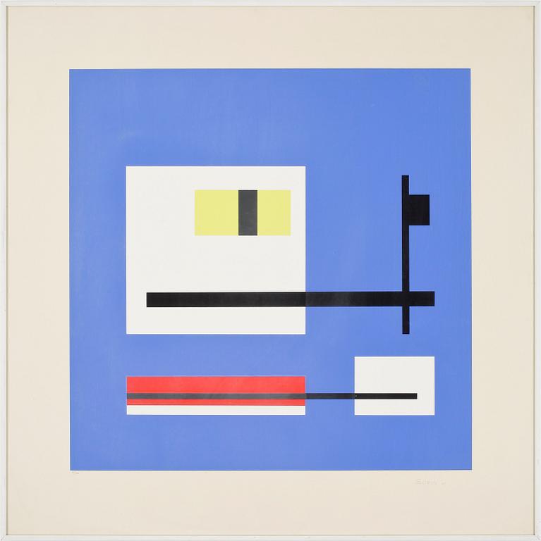 JEAN GORIN, färgserigrafi, signerad och numrerad 37/200, daterad -79?.