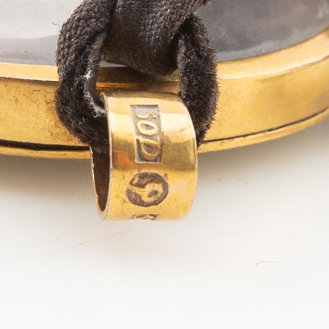 Okänd konstnär omkring 1800, Porträtt av man i profil.