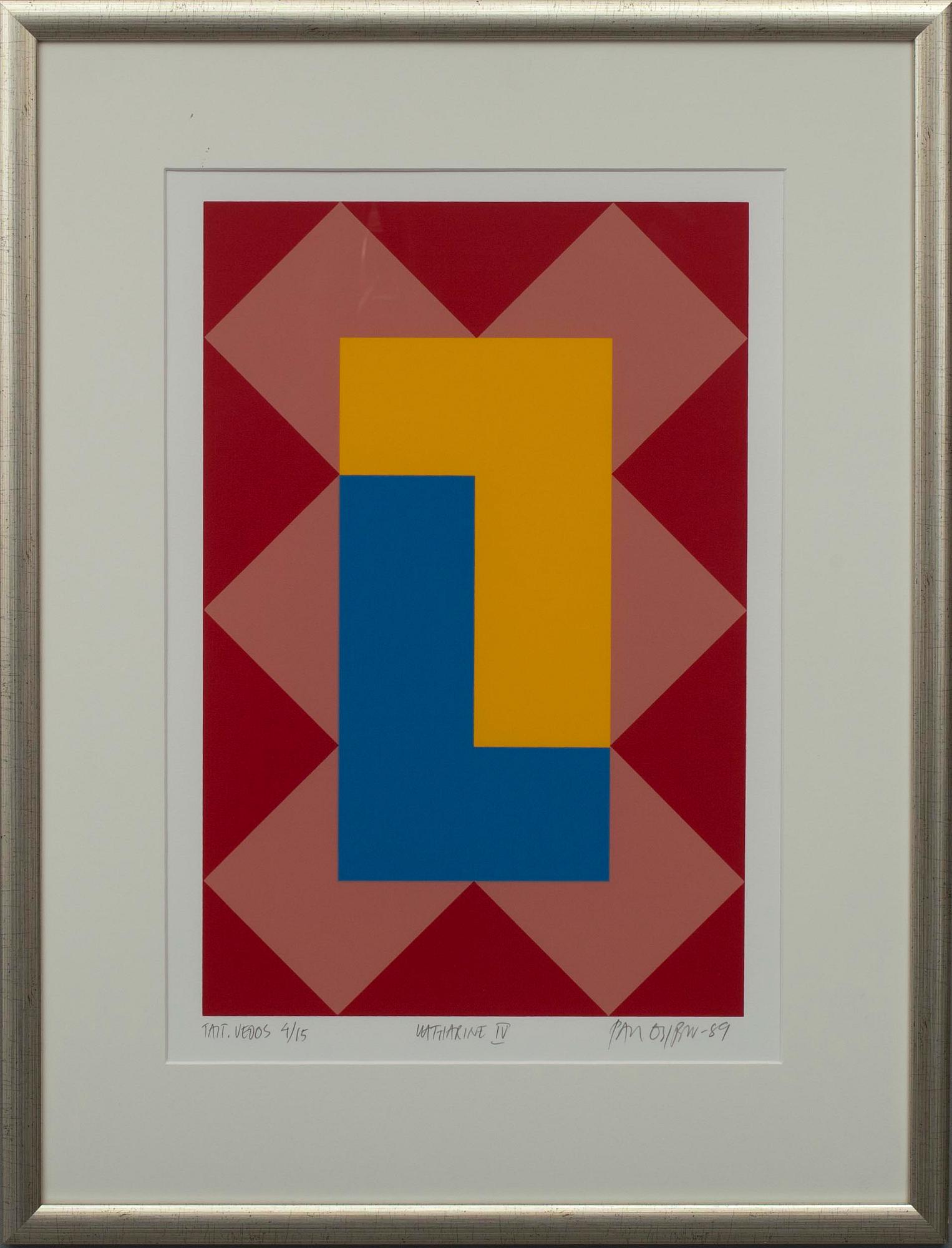 PAUL OSIPOW, serigrafi, sign. och dat. - 89.