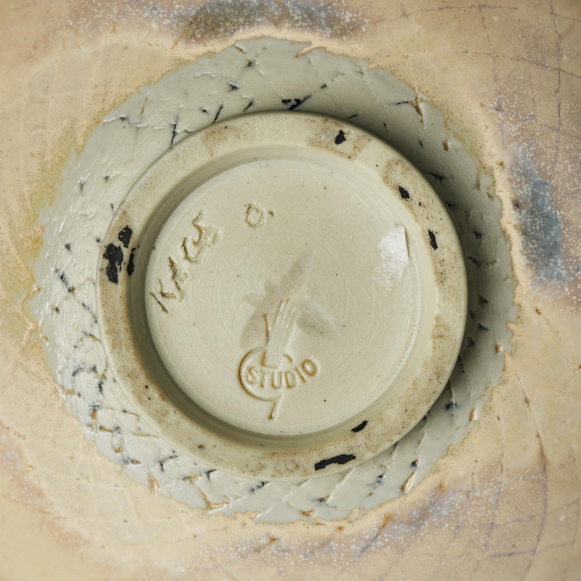 Wilhelm Kåge, two stoneware bowls, Gustavsberg Studio 1945.