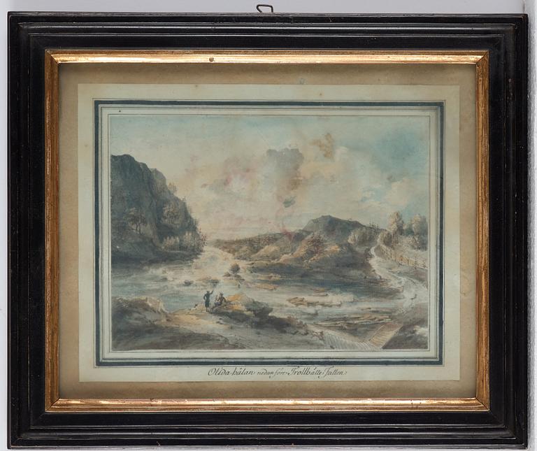 Johan Fredrik Martin, Ten scenes from the waterfalls at Trollhättan, Sweden.