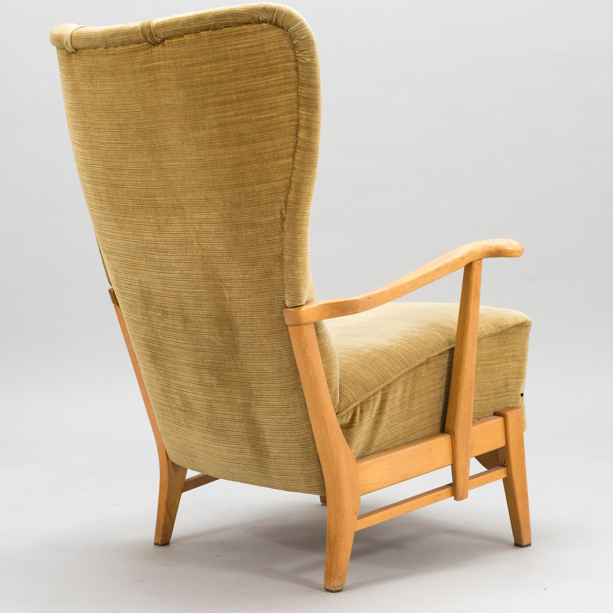 A 1950's armchair, unknown designer model 'Koti 2407' (Home), Asko Finland.