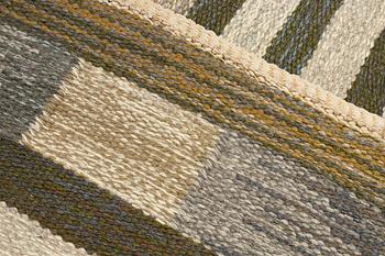 Margareta Grandin-Nettles, a carpet, flat weave, ca 249 x 167 cm, signed GLH MG.