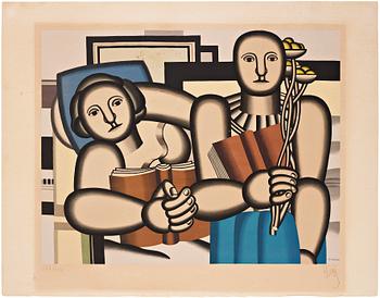 Fernand Léger Efter, "La lecture".