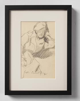 Lotte Laserstein, Man with Beret.