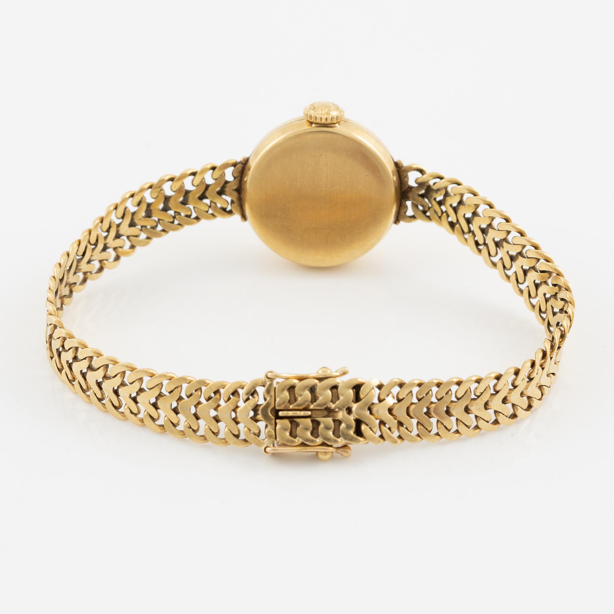 Longines, armbandsur, 18K guld, 18,5 mm.