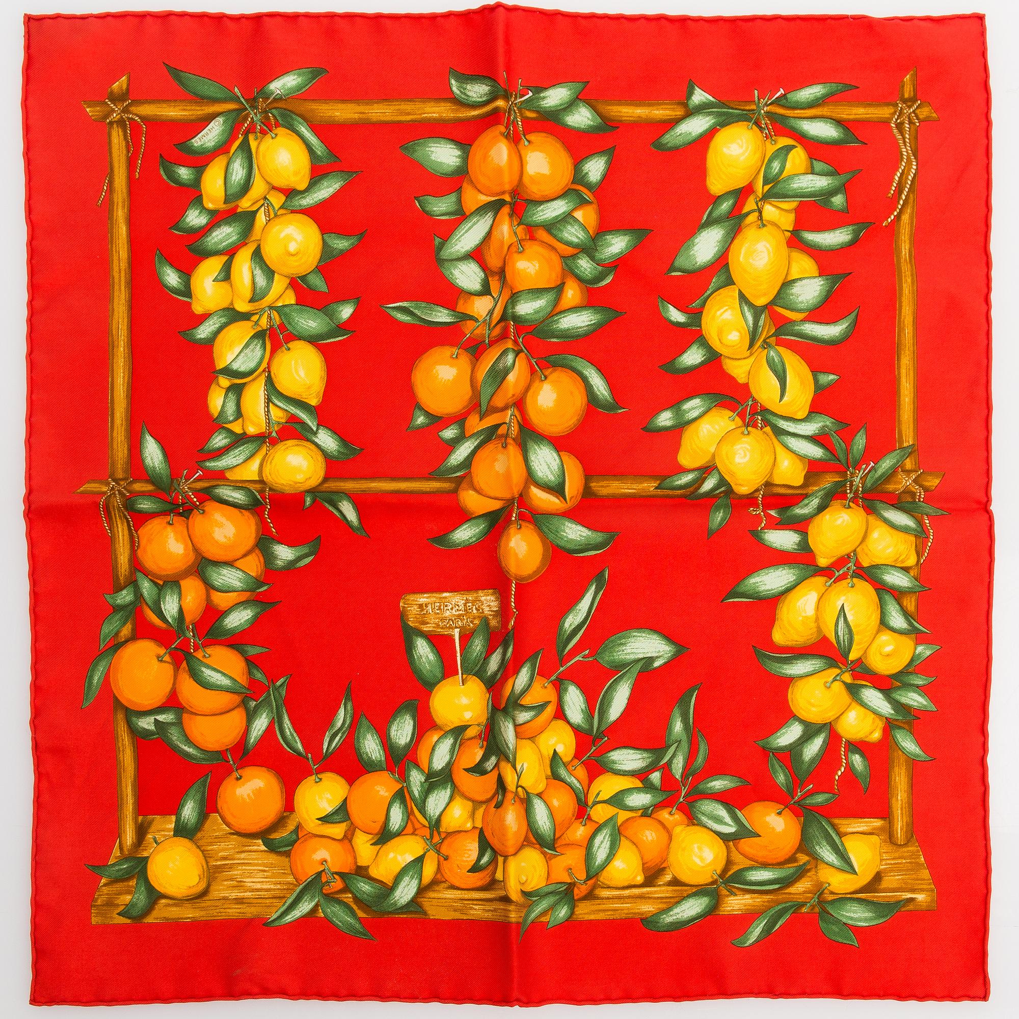 Hermès, small scarf, two pcs.