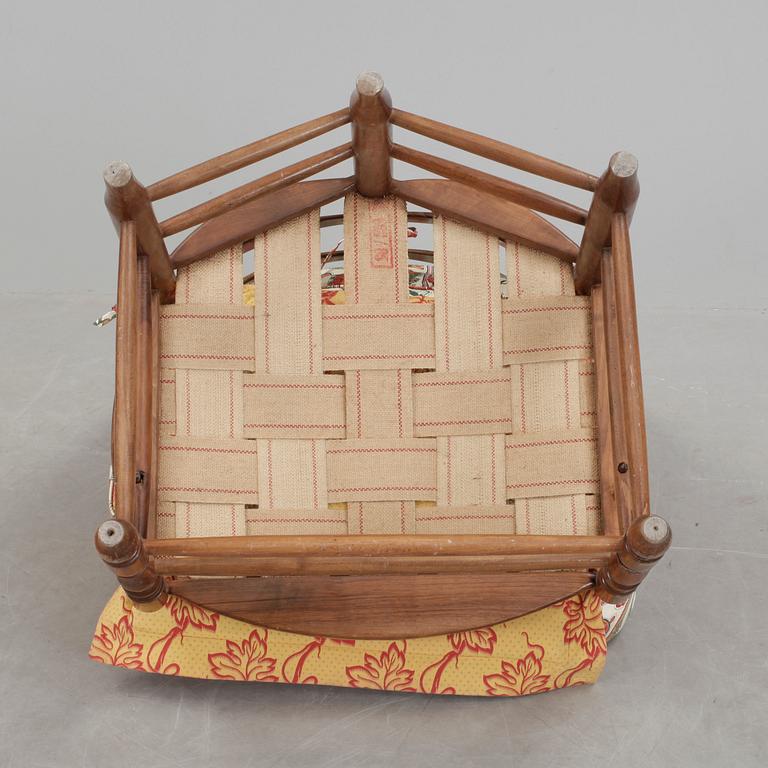 FÅTÖLJ, England, 1800-tal.