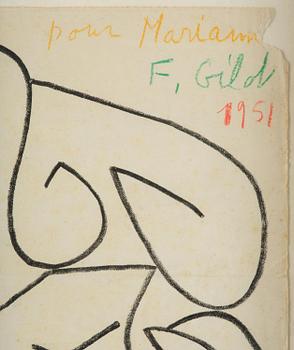 Françoise Gilot, Woman with closed eyes.