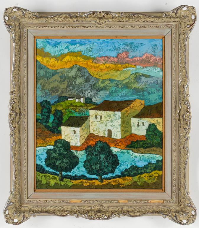 BRUNO COPPO, olja på duk, signerad.