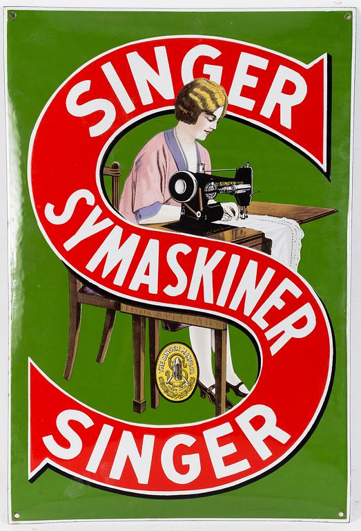 An enamel sign, first half of the 20th Century.