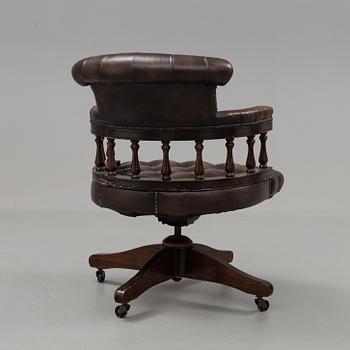 a english style desk chair from the second half of the 20th century.