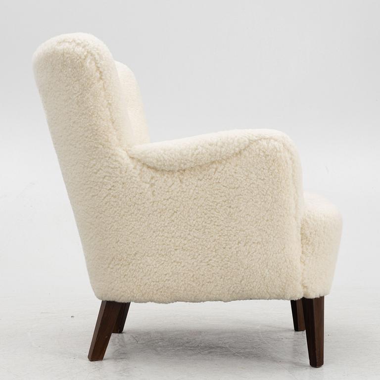 Peter Hvidt & Ola Mölgaard Nielsen, armchair, model 1748, Fritz Hansen, Denmark.