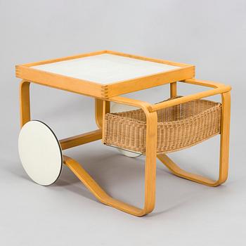 Alvar Aalto, a late 1970s '900' tea-trolley for Artek.