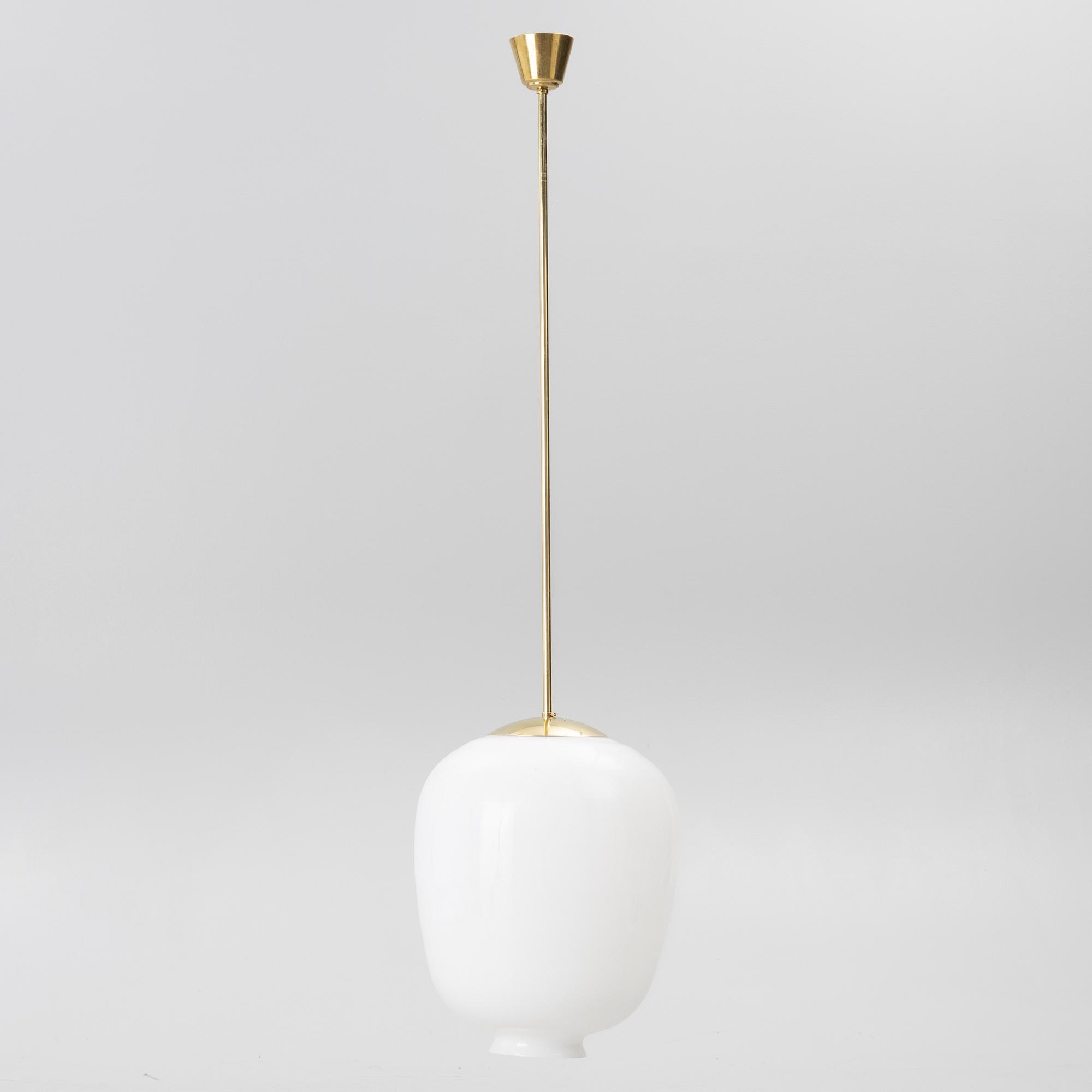 Harald Notini, a ceiling lamp model 11473, Arvid Böhlmarks Lampfabrik, Stockholm, 1940s.