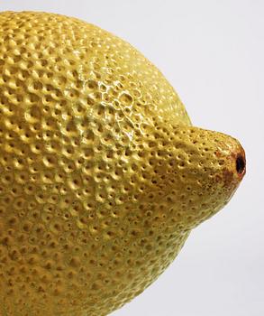 Hans Hedberg, a large faience sculpture of a lemon, Biot, France, early 1990s.