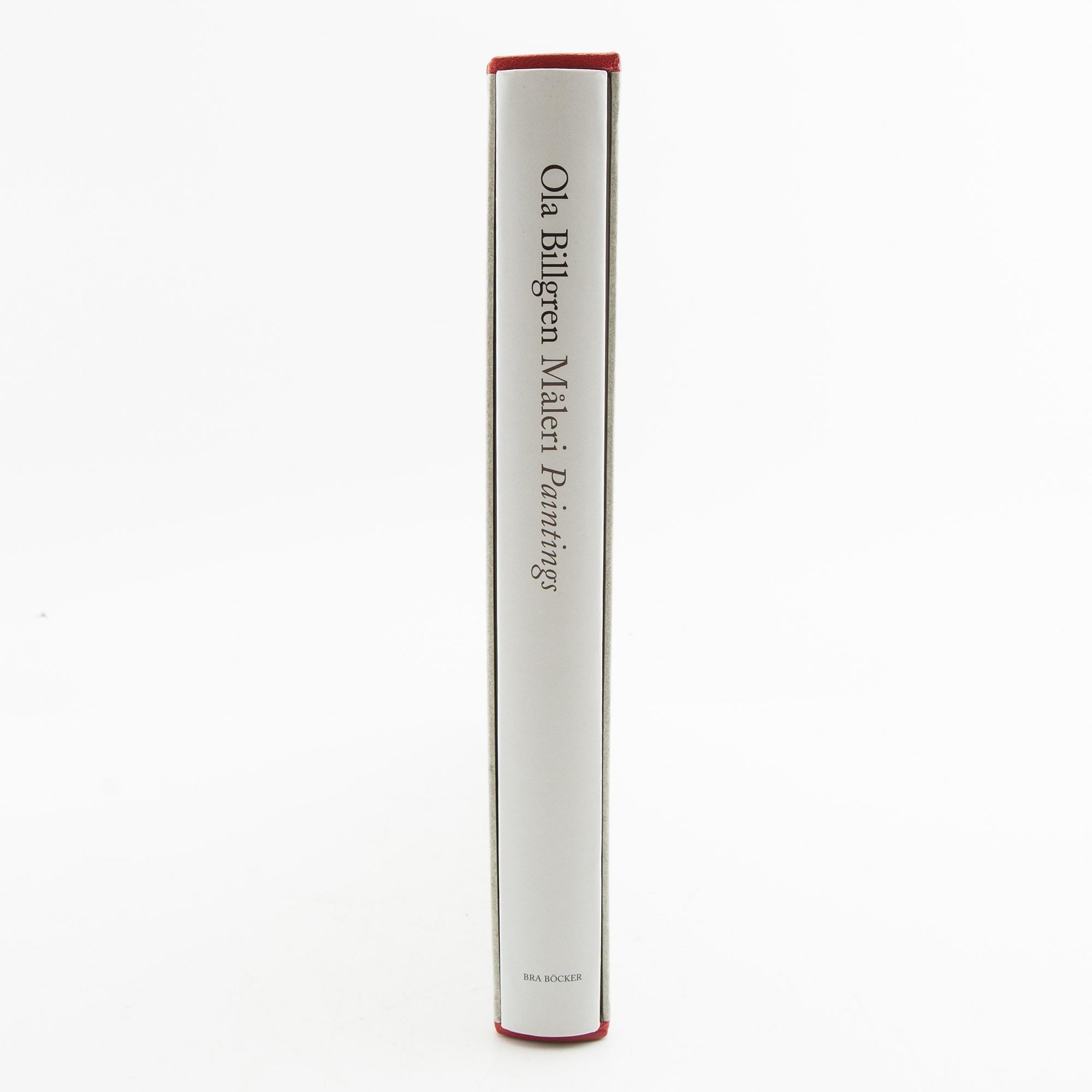 Ola Billgren, still life and book, "Måleri/Paintings".