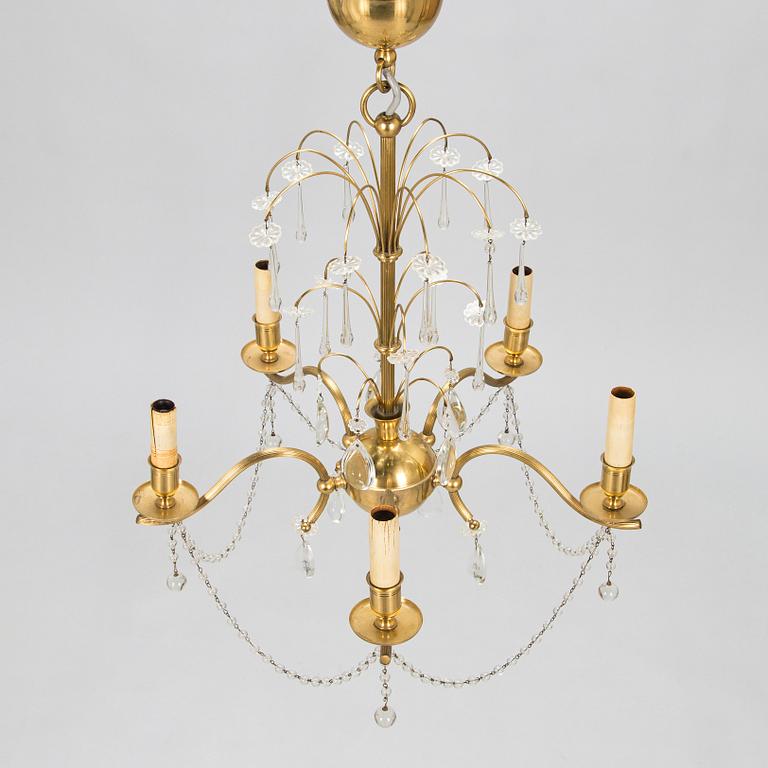 Paavo Tynell,  a 1930's '1470/5' chandelier for Taito.