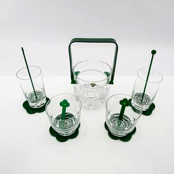 Jan Johansson, 14-piece drink set Orrefors 1970:s.