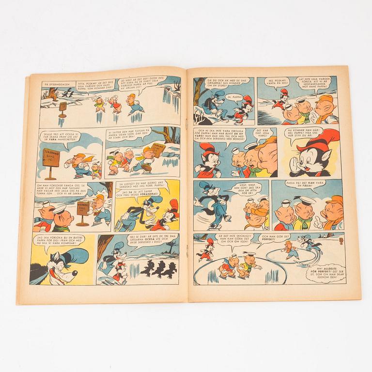 Comic book, "Kalle Anka & Co" No. 1, 1950.