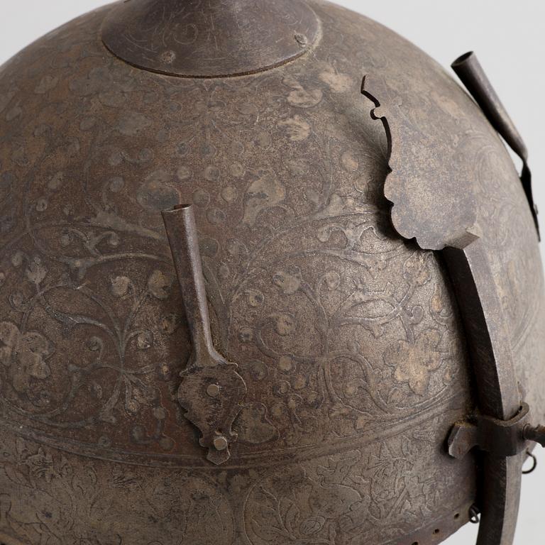A Persian Khula Khud, 19th century.